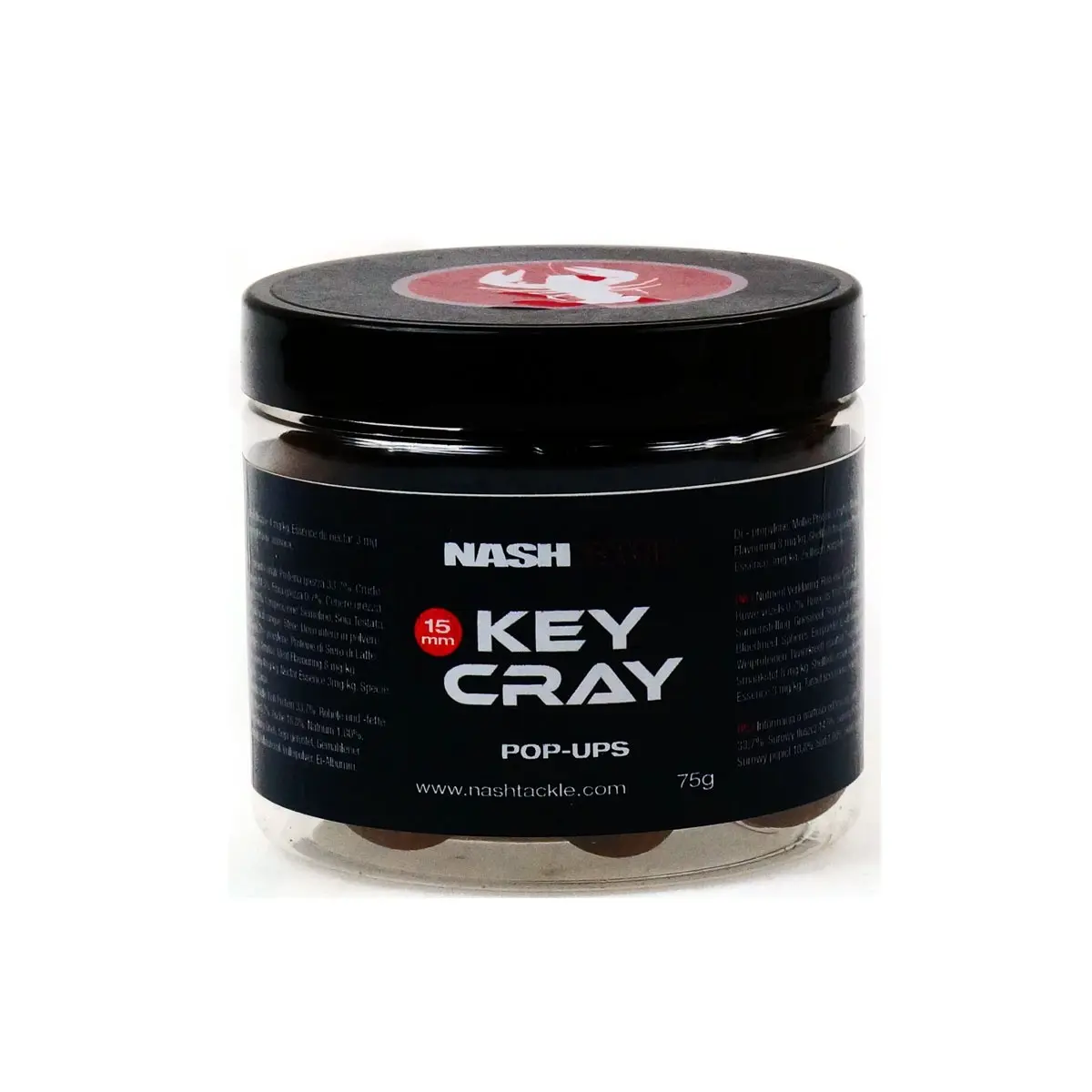 Nash Key Cray Pop Upmărimea 15 mm / 75g - MPN: B9928 - EAN: 5055108899280