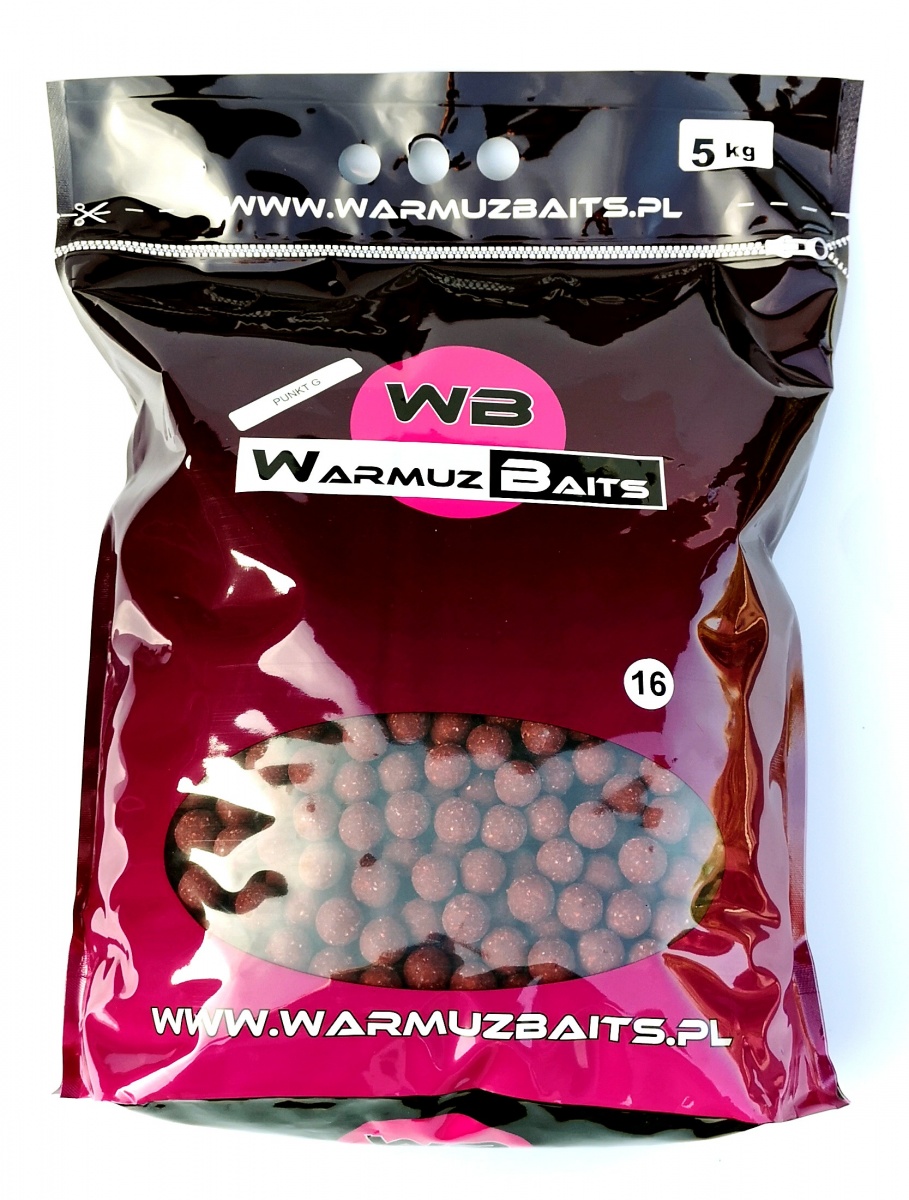 WarmuzBaits - Kulki zanętowe Punkt Grozmiar 16 mm / 5kg (worek) - MPN: 67044 - EAN: 5902537373655