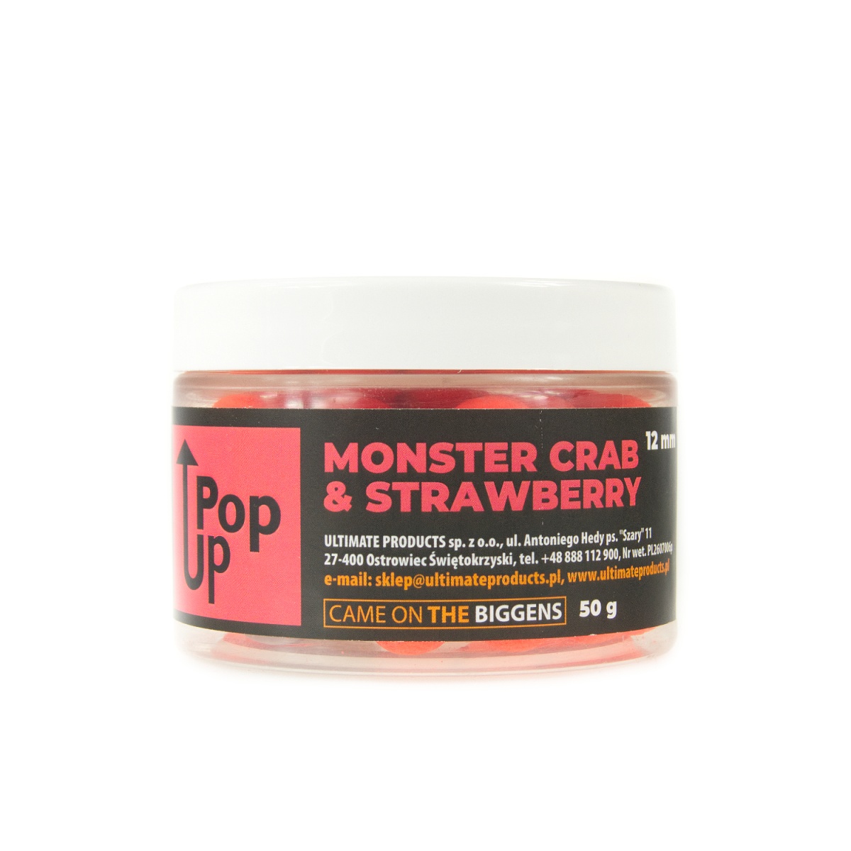 UltimateProducts Pop-Ups - Monster Crab Strawberryrozmiar 12 mm - EAN: 5903855430426