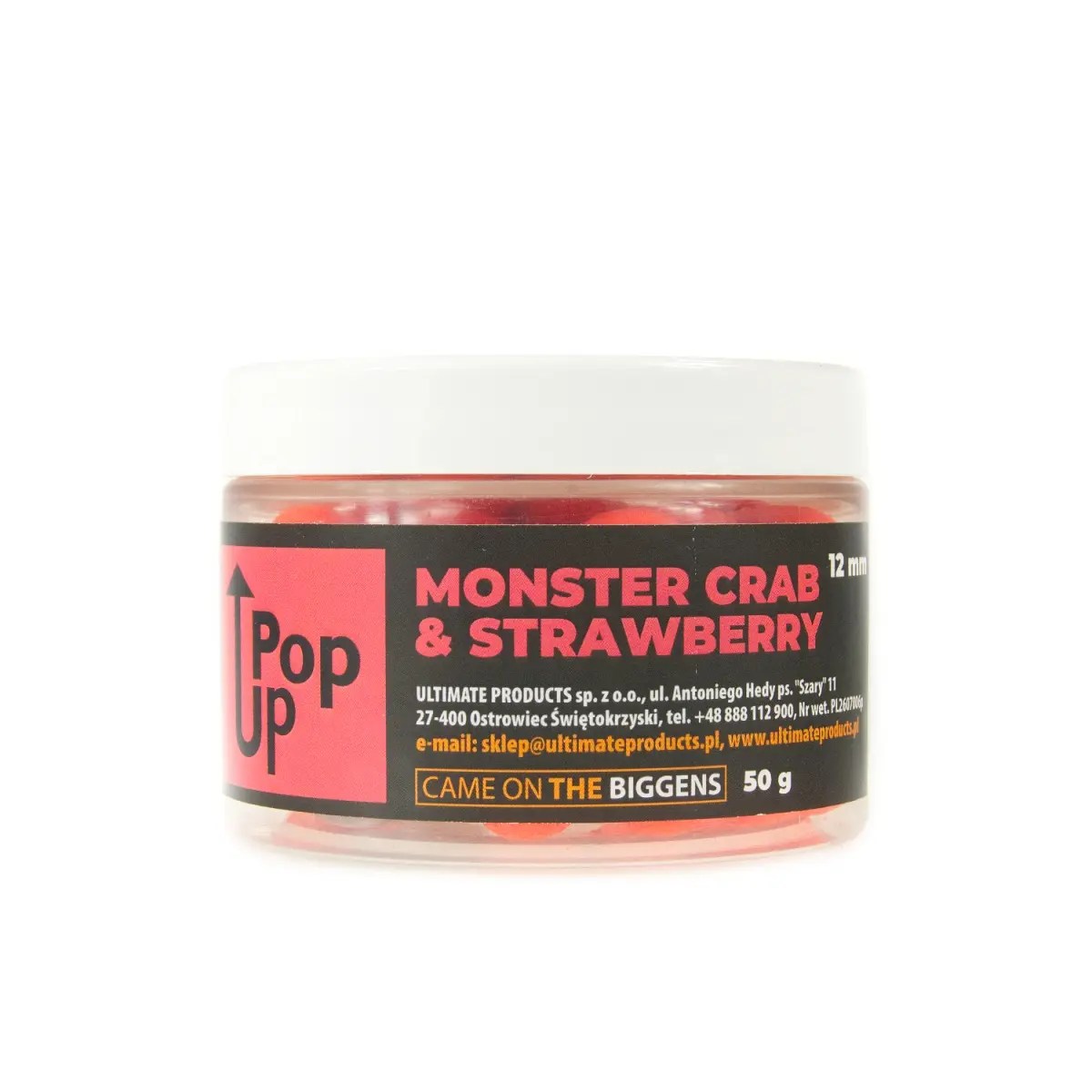 UltimateProducts Pop-Ups - Monster Crab Strawberrymărimea 12 mm - EAN: 5903855430426