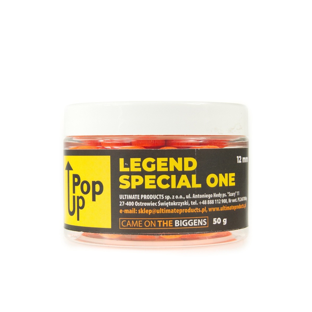 UltimateProducts Legend Special One Pop-Upsrozmiar 12 mm - EAN: 5903855433588