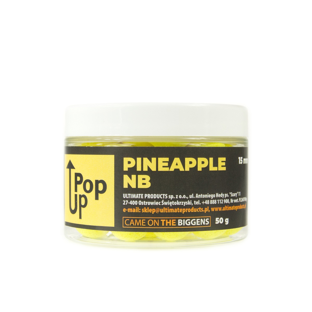 UltimateProducts Pop-Ups - Pineapple NBrozmiar 15 mm - EAN: 5903855431683