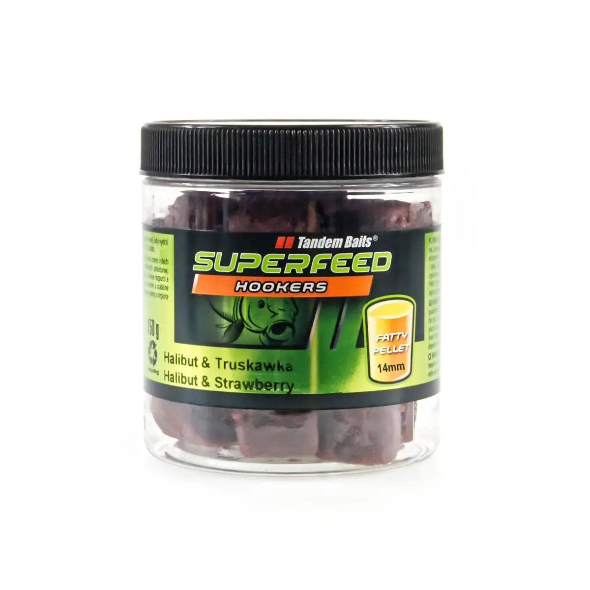 TandemBaits SuperFeed Hook Fatty Pellet - Halibutas su braškėmisdydis 14 mm - MPN: 24529 - EAN: 5907666675618