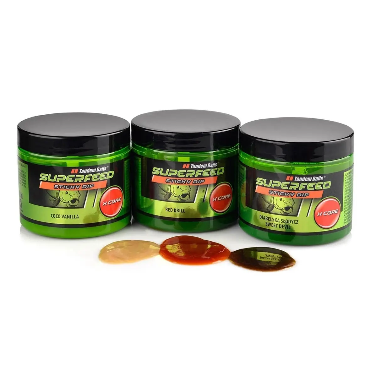 TandemBaits SuperFeed X Core Sticky Dip Red Krillambalaj 100ml - MPN: 24676 - EAN: 5907666668450