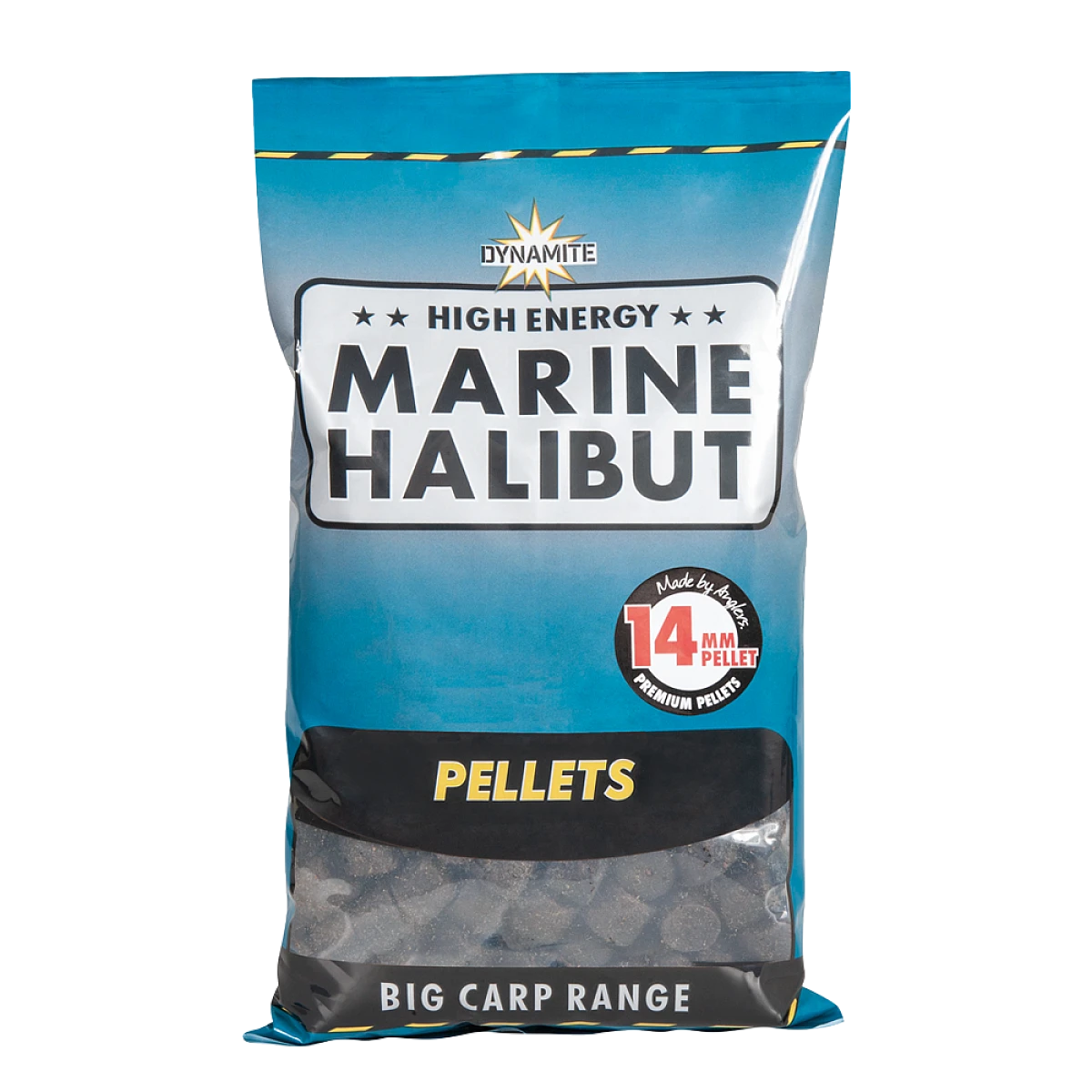 Dynamite Baits Pellets -Marine Halibut tamaño 14 mm / 900 g (con agujero) - MPN: DY094 - EAN: 5031745900442