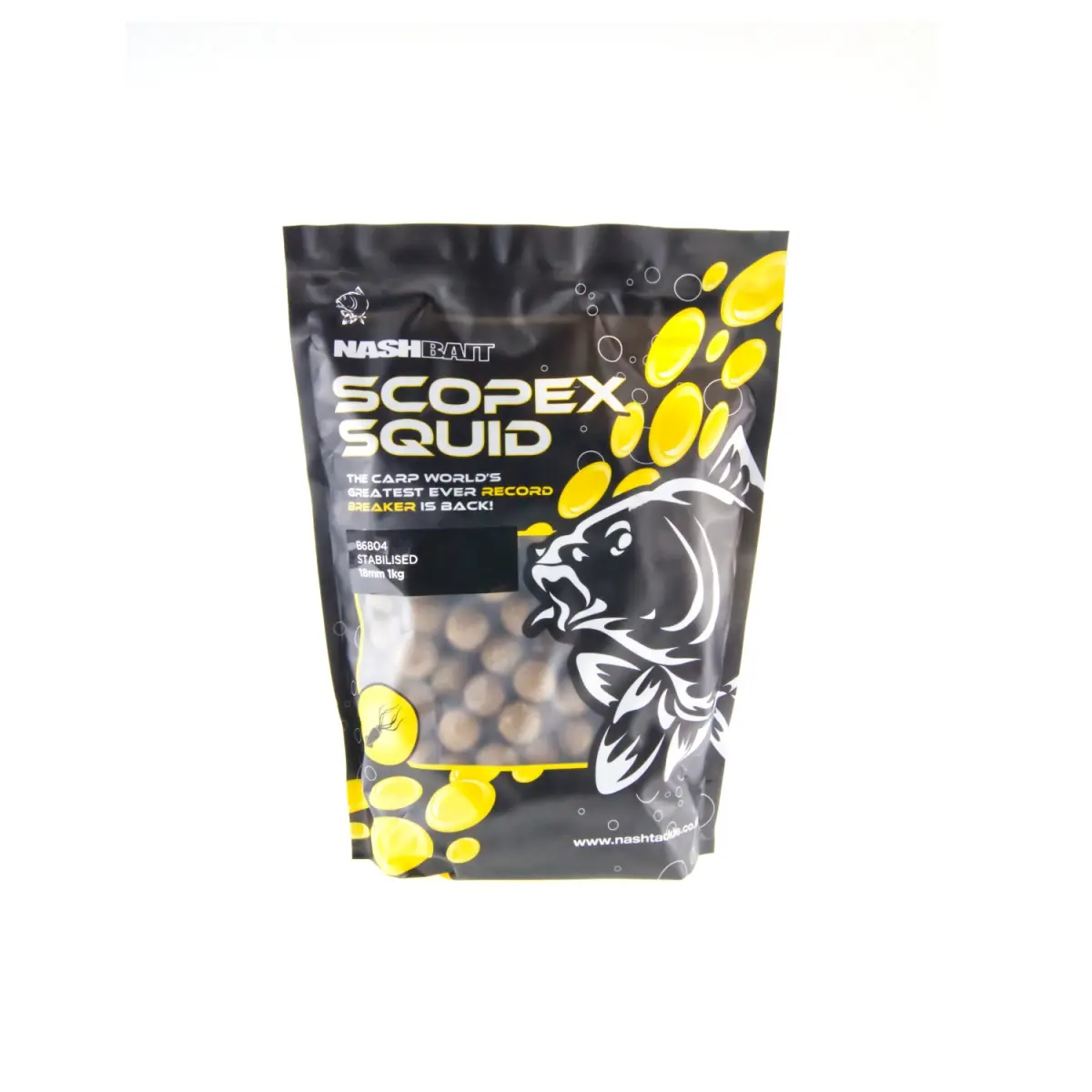 Nash Stabilised Boilies - Scopex Squid  15 mm / 1 kgdydis 15 mm / 1 kg - MPN: B6801 - EAN: 5055108868019