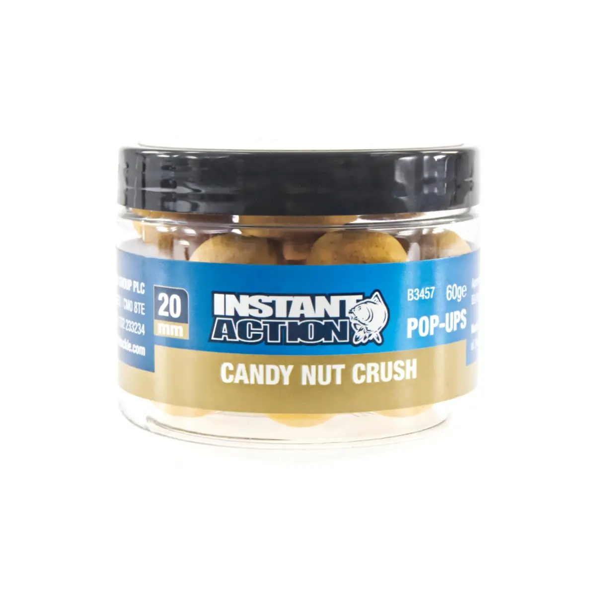 NEW Nash Instant Action Candy Nut Crush Pop-upmărimea 20 mm / 60g - MPN: B3457 - EAN: 5055108834571