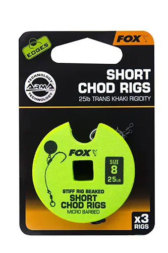 Fox Stiff Chod Rigsversione amo n. 8 / 25lb / corto - MPN: CCR166 - EAN: 5055350289372