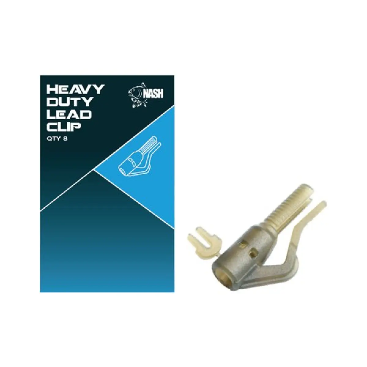 Nash Heavy Duty Lead Clipemballage 8 pièces - MPN: T8416 - EAN: 5055108984160