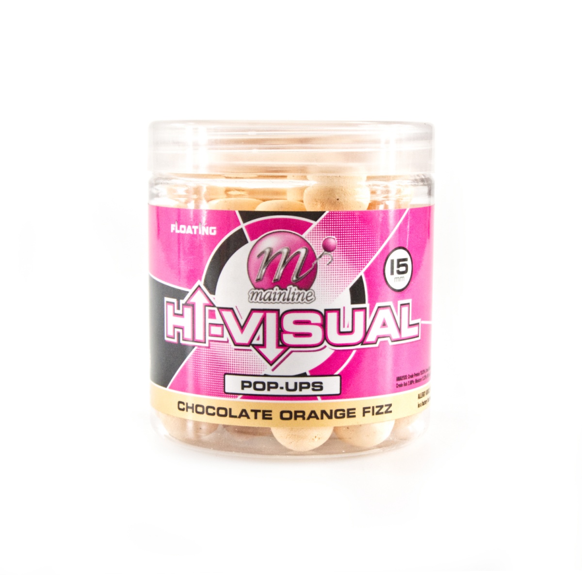 Mainline Hi-Visual Washed Out Pop-Ups - Chocolate Orange Fizzrozmiar 15mm - MPN: M13026 - EAN: 5060509811137