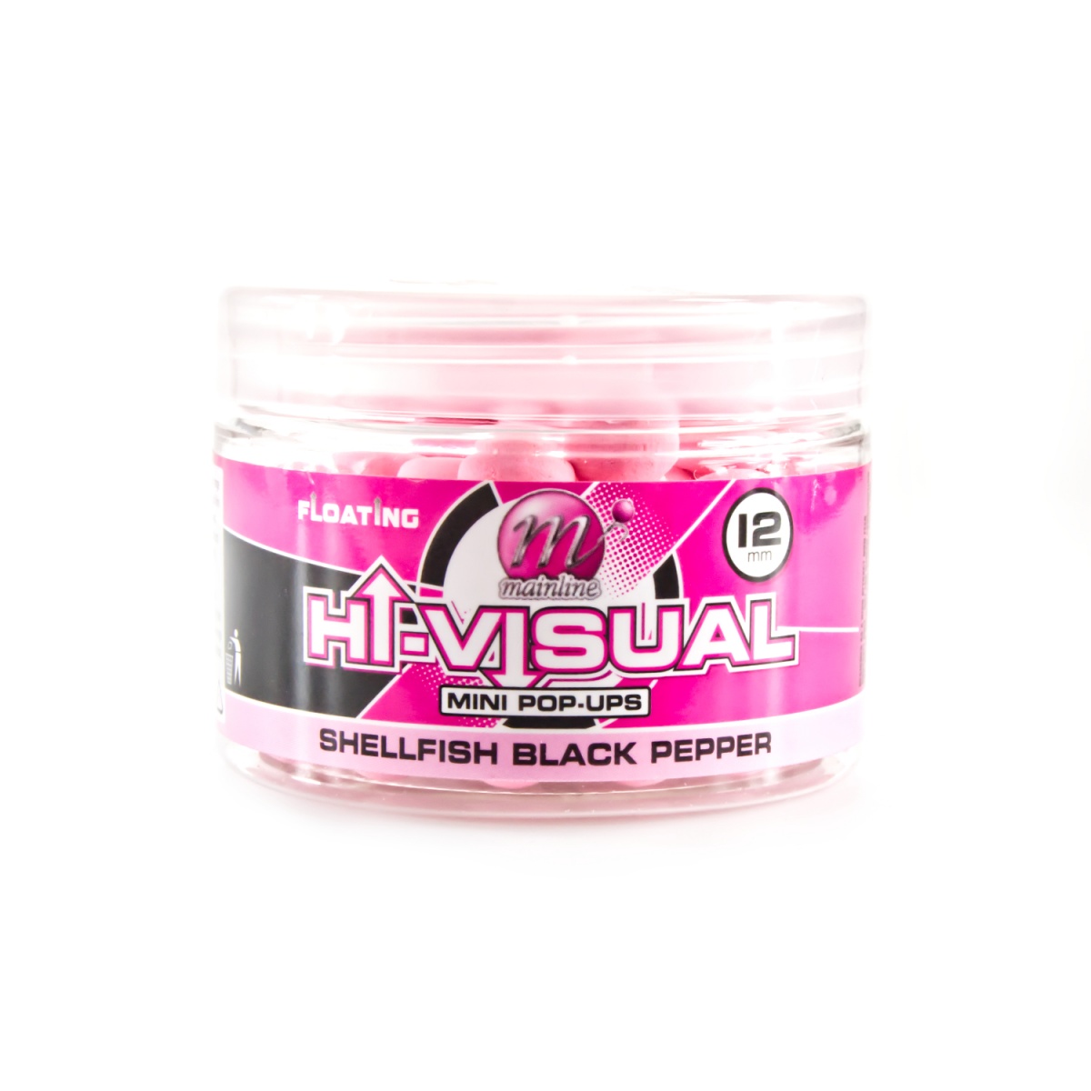 Mainline Hi-Visual Washed Out Pop-Ups - Shellfish Black Pepper rozmiar 12 mm - MPN: M13030 - EAN: 5060509811212