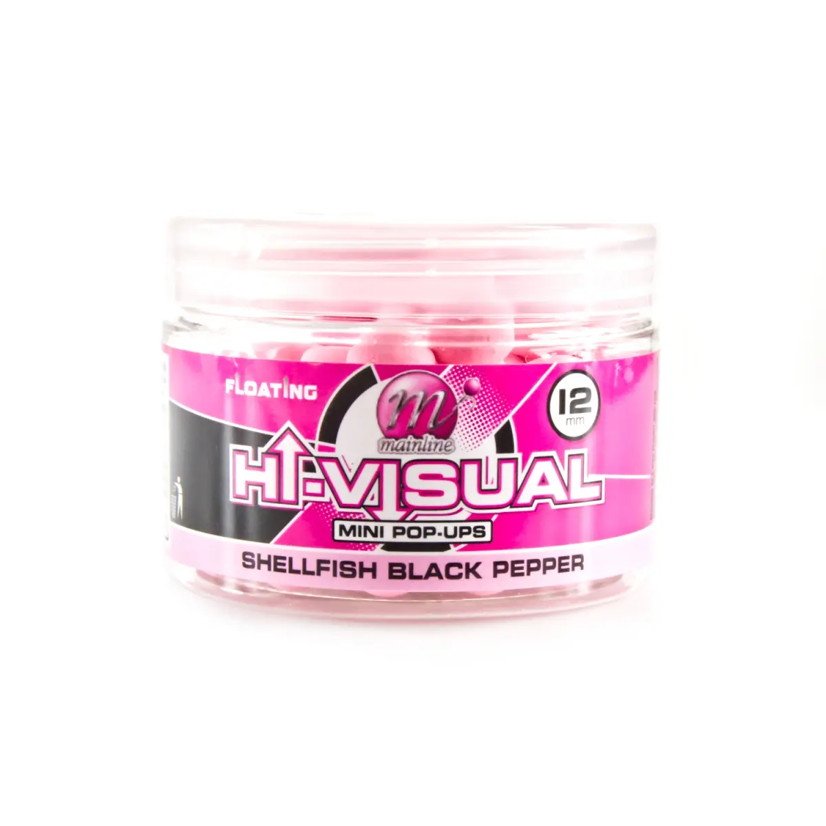 Mainline Hi-Visual Washed Out Pop-Ups - Shellfish Black Pepper mărimea 12 mm - MPN: M13030 - EAN: 5060509811212