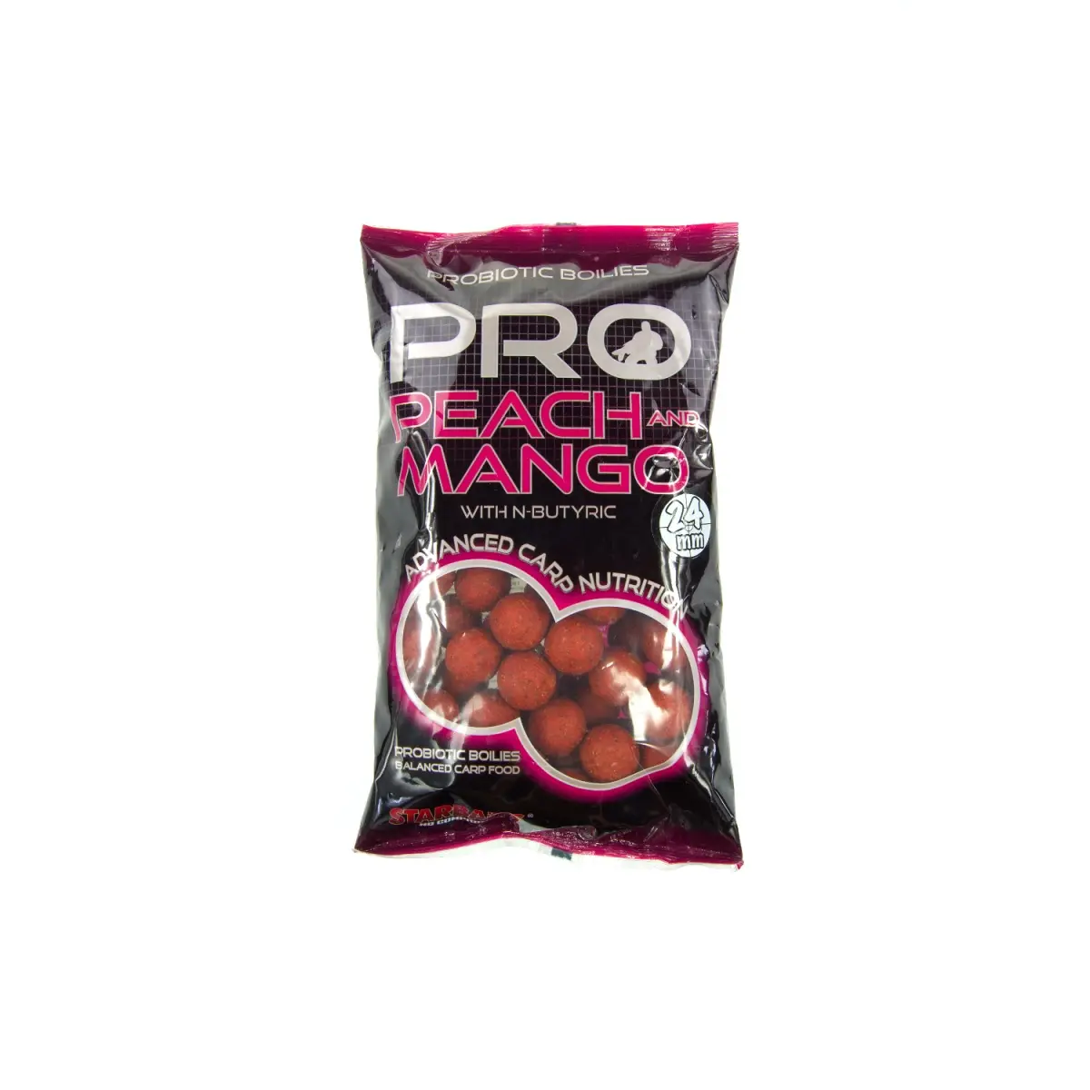NEW Starbaits Probiotic Boilies - Peach & Mangovelikost 24mm /0,8kg - MPN: 64007 - EAN: 3297830640071