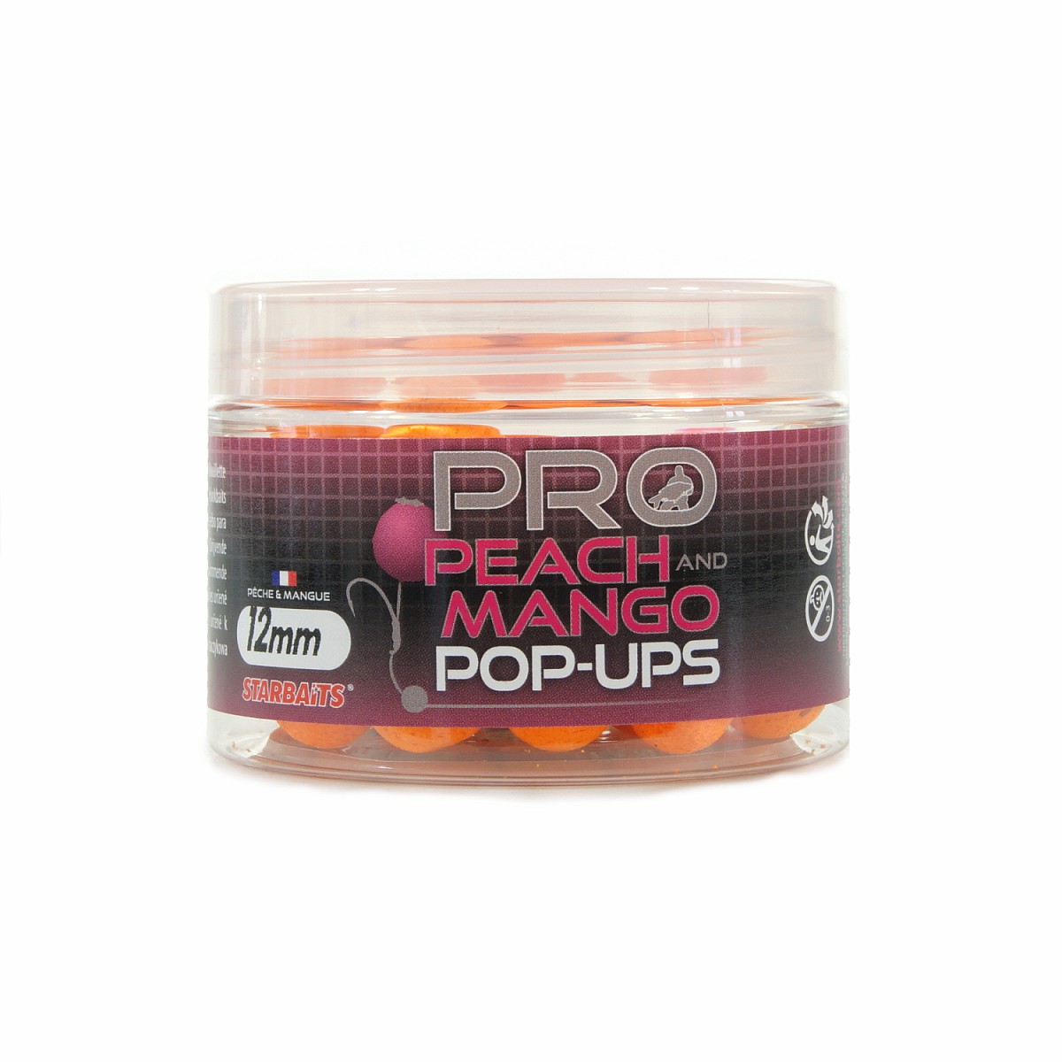 NEW Starbaits Probiotic Peach & Mango Pop-Upsrozmiar 12mm/50g - MPN: 83798 - EAN: 3297830837983