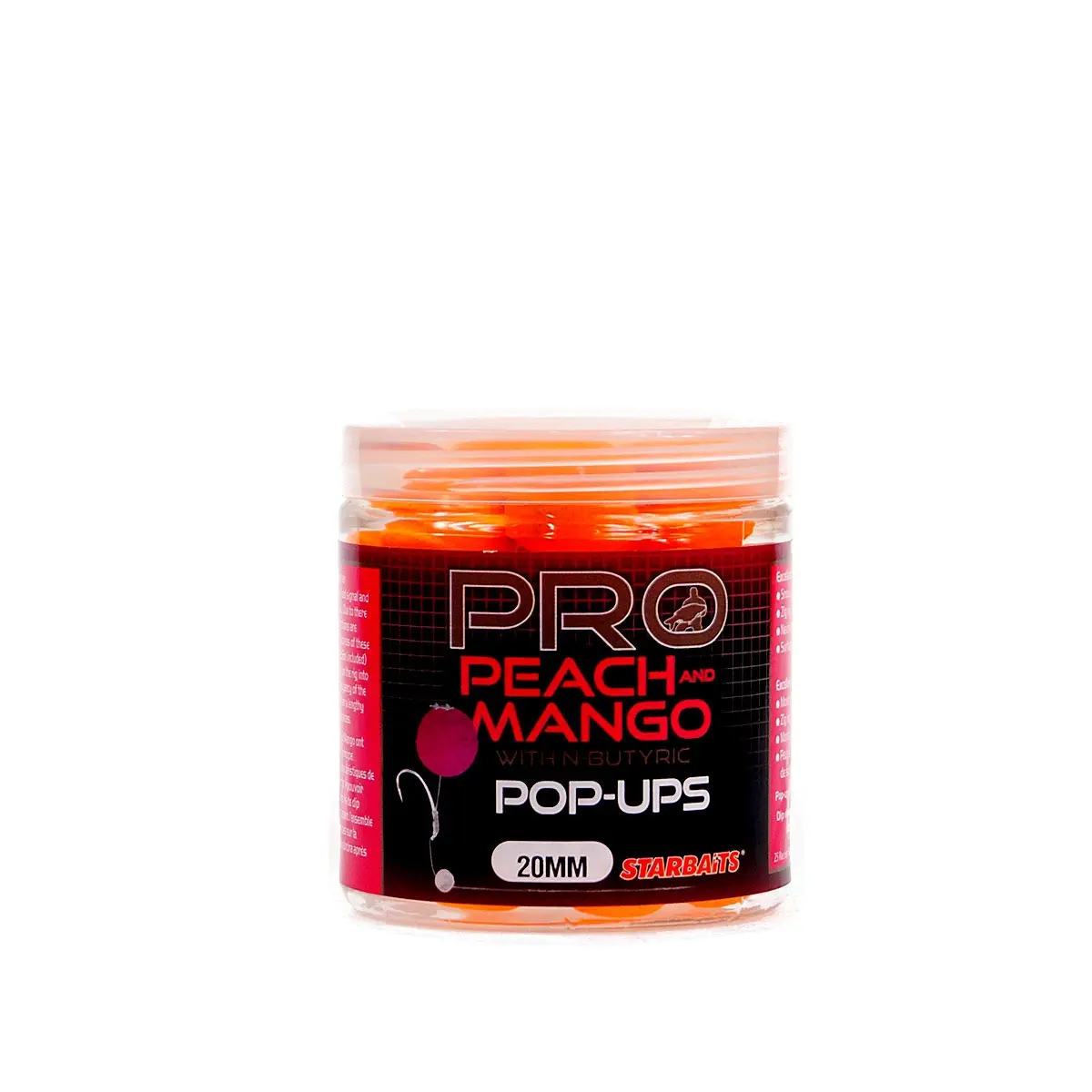 NEW Starbaits Probiotic Peach & Mango Pop-Upsmisurare 20 mm - MPN: 42111 - EAN: 3297830421113