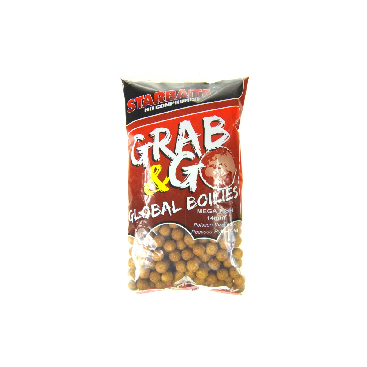 Starbaits Grab&Go Global Boilies - Mega Fishrozmiar 14 mm /1kg - MPN: 16814 - EAN: 3297830168148