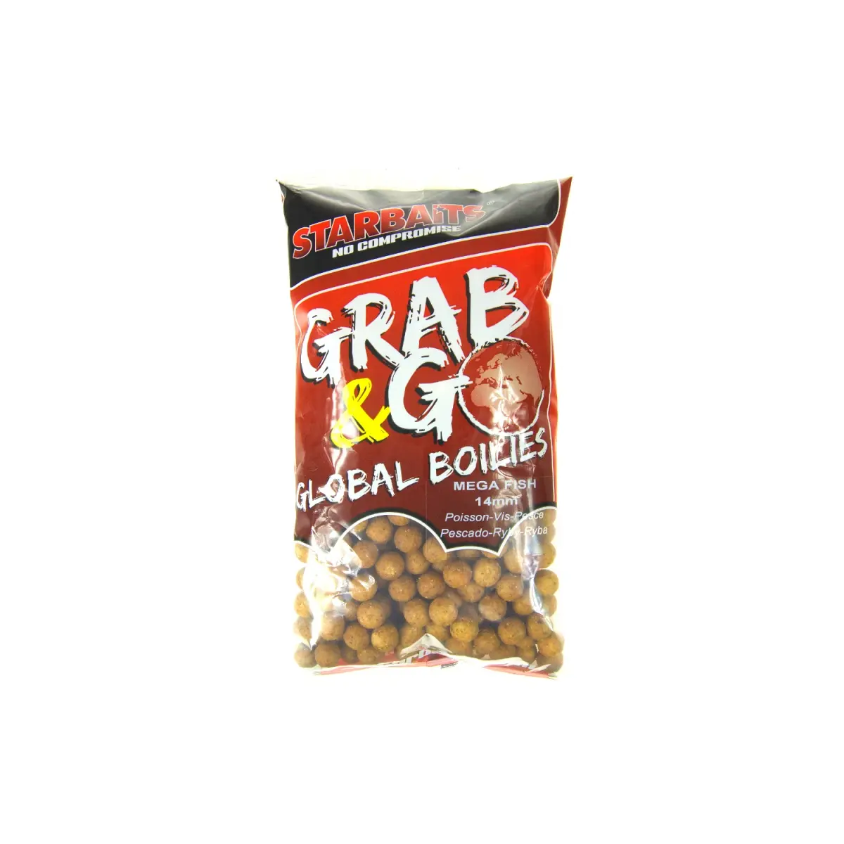 Starbaits Grab&Go Global Boilies - Mega Fishmărimea 14 mm /1kg - MPN: 16814 - EAN: 3297830168148