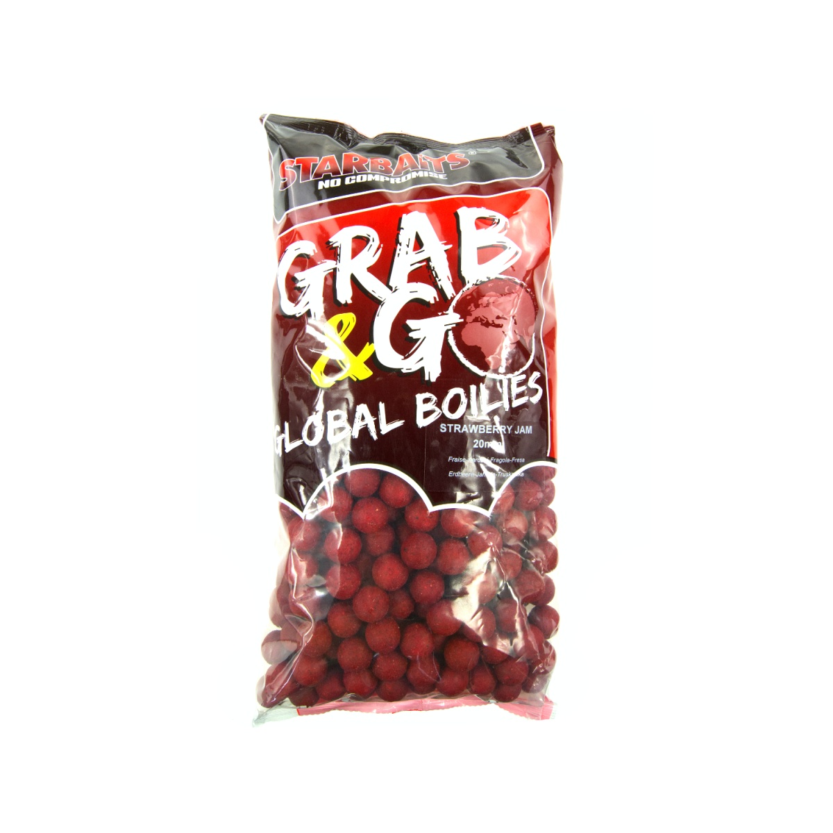 Starbaits Grab&Go Global Boilies - Strawberry Jamrozmiar 20mm / 2,5kg - MPN: 78687 - EAN: 3297830786878