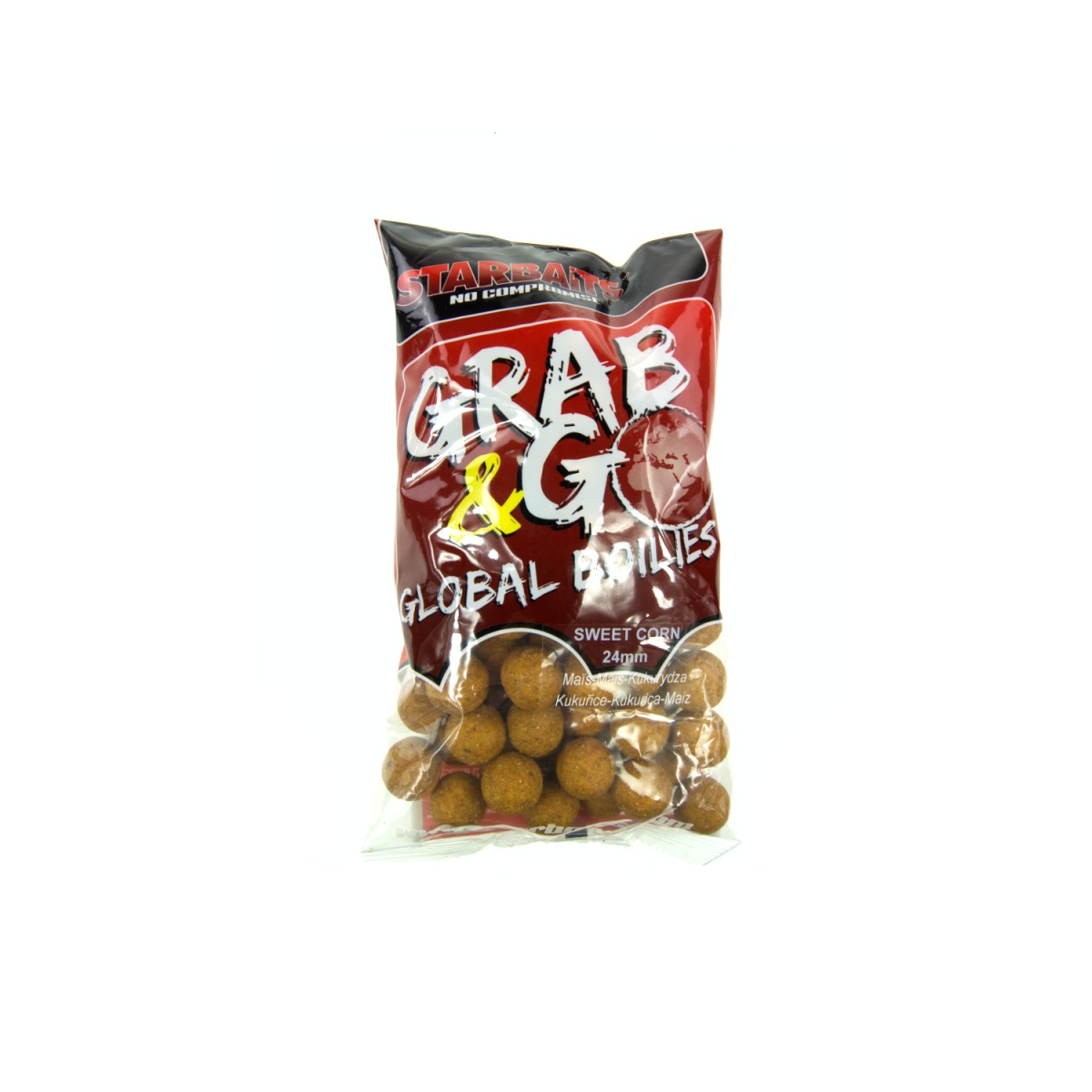 Starbaits Grab&Go Global Boilies - Sweet Cornrozmiar 24mm /1kg - MPN: 17165 - EAN: 3297830171650