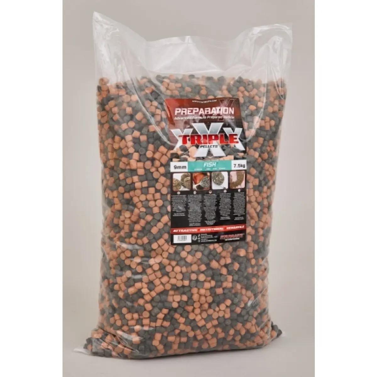 Starbaits Preparation X Triple X Pellets - FISH 9 mmdiameter 9 mm - MPN: 18953 - EAN: 3297830189532