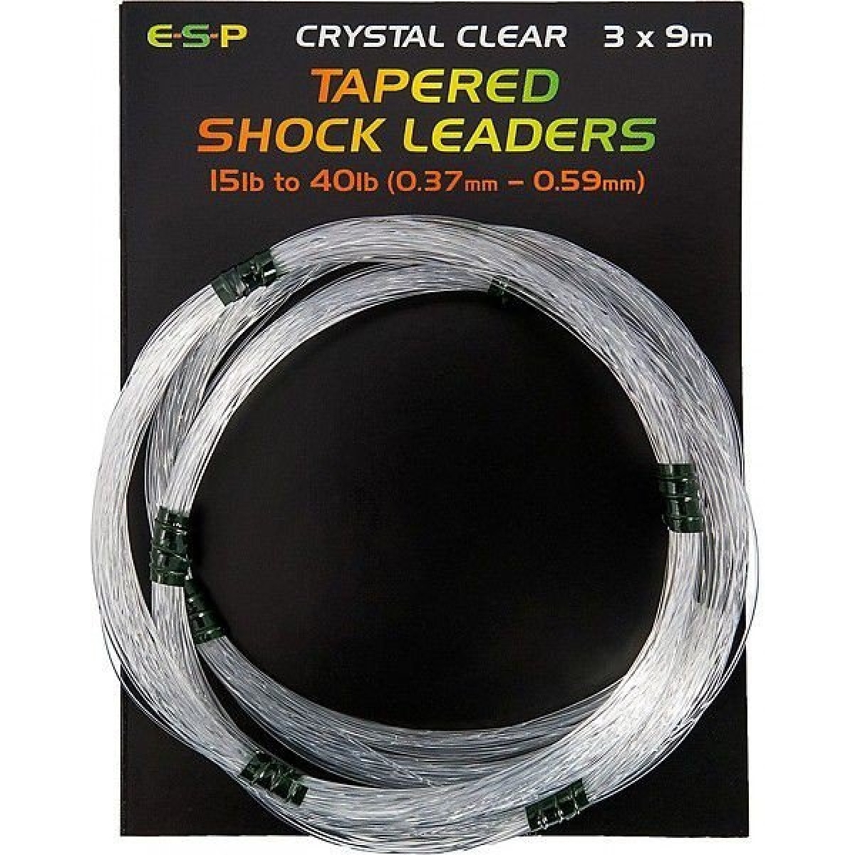 ESP TAPERED LEADER 40 lb przeźroczysty / crystal clear kolor