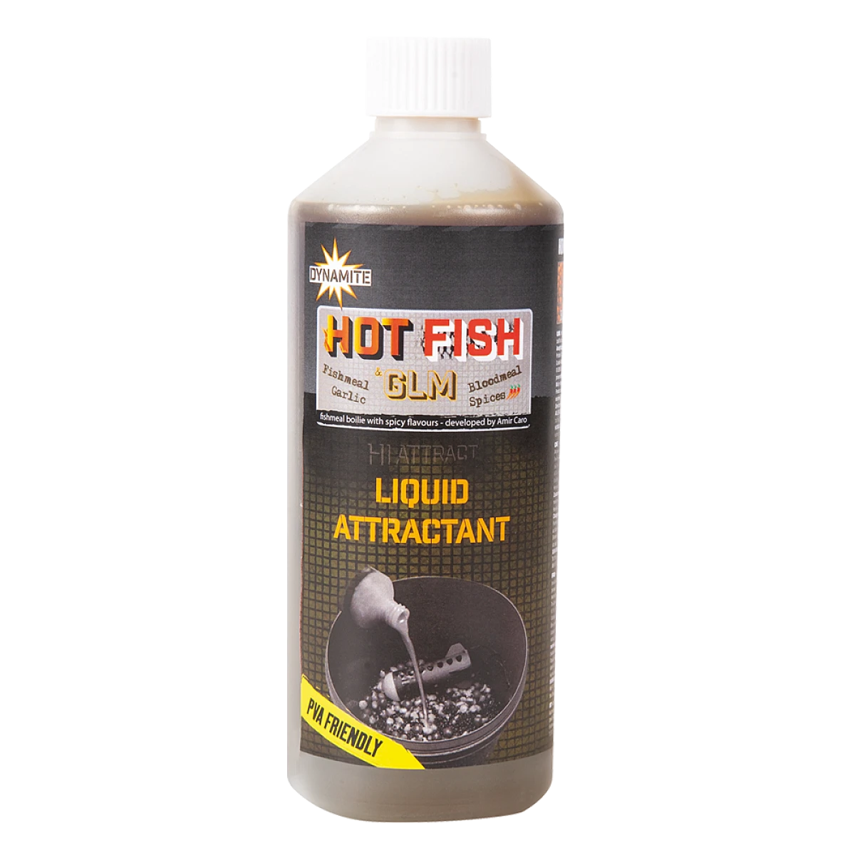 DynamiteBaits Liquid Hot Fish & GLMambalaj 500ml - MPN: DY1016 - EAN: 5031745217878