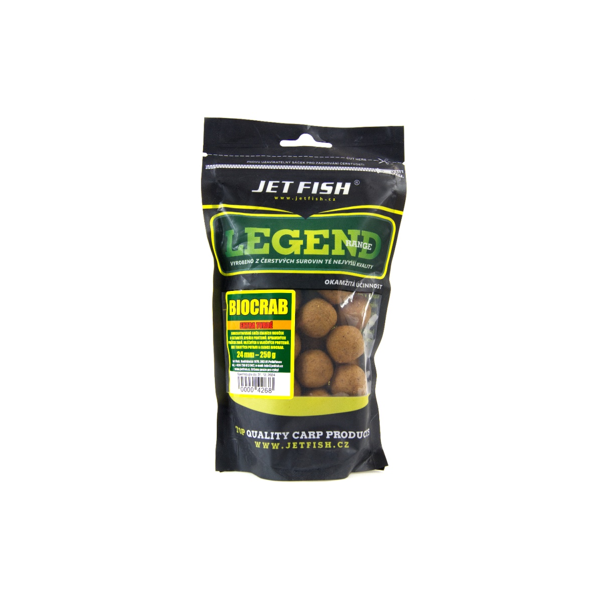 Jetfish Legend Boilies Biocrab - Extra Twarderozmiar 24mm - MPN: 000426 - EAN: 00004268