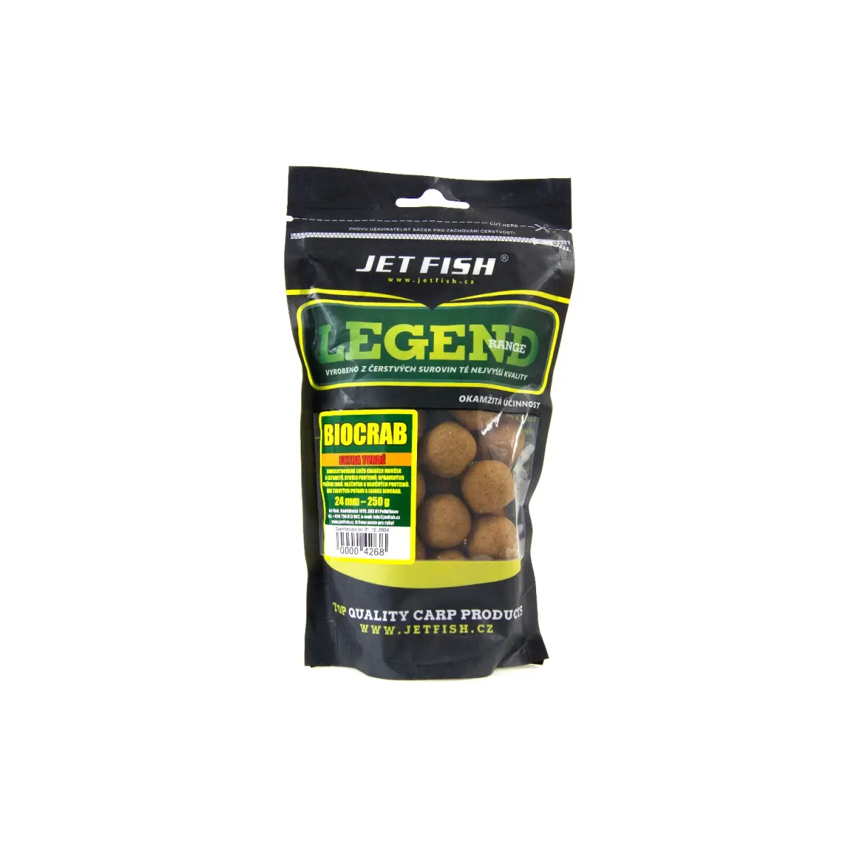 Jetfish Legend Boilies Biocrab - Extra Taremărimea 24mm - MPN: 000426 - EAN: 00004268