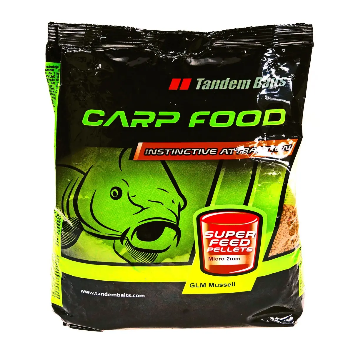 TandemBaits SuperFeed Micro Pellet GLM Musselvelikost 2mm / 1kg - MPN: 17435 - EAN: 5907666664612