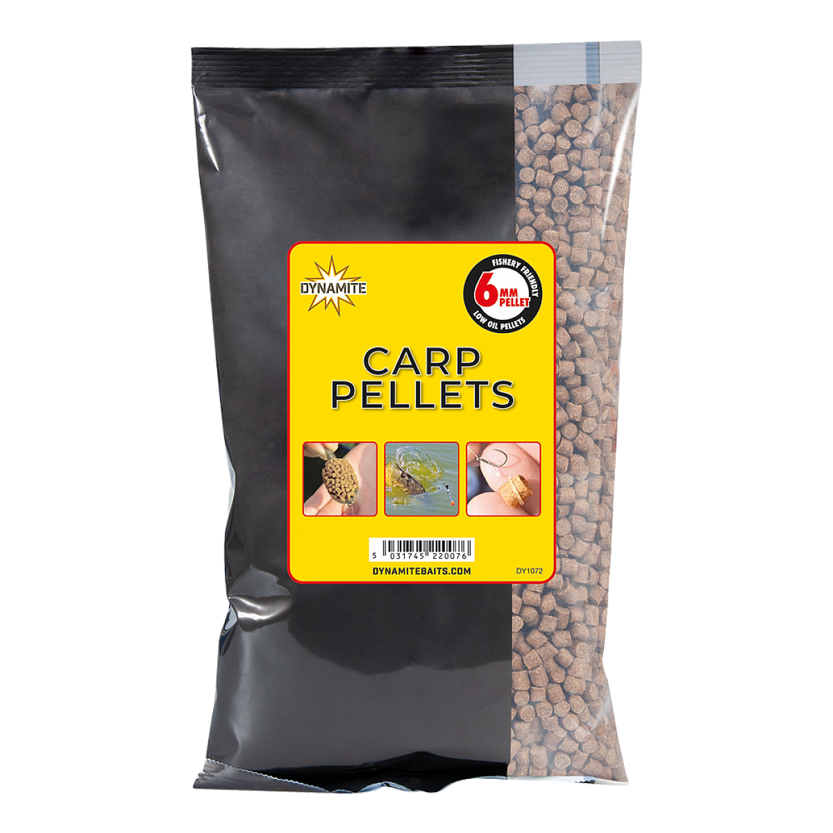 Dynamite Baits Carp Pelletsrozmiar 6 mm - MPN: DY1072 - EAN: 5031745220076