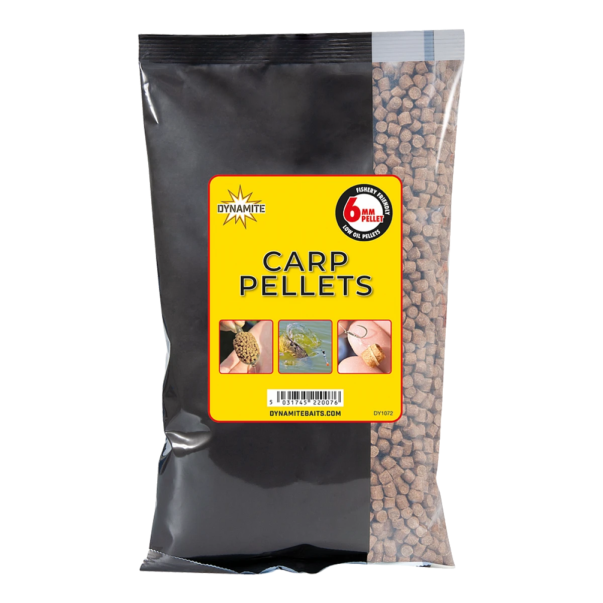 Dynamite Baits Carp Pelletsrozmiar 6 mm - MPN: DY1072 - EAN: 5031745220076