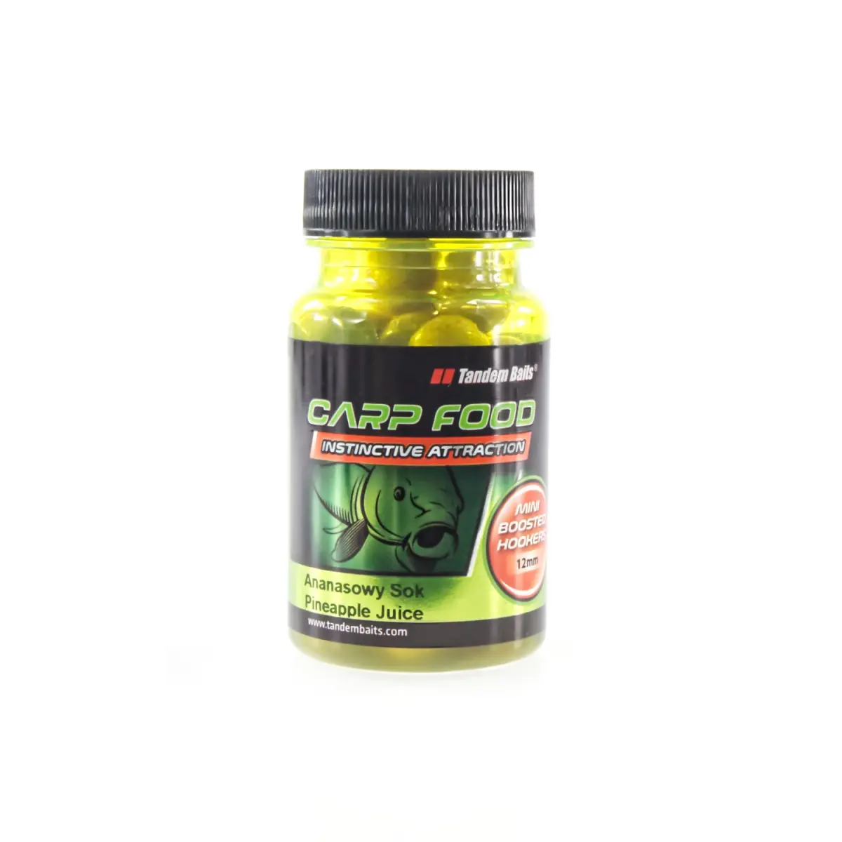 TandemBaits Carp Food Boosted Hookers  - Ananasowy Sokrozmiar 12 mm / 50g - MPN: 17560 - EAN: 5907666676608