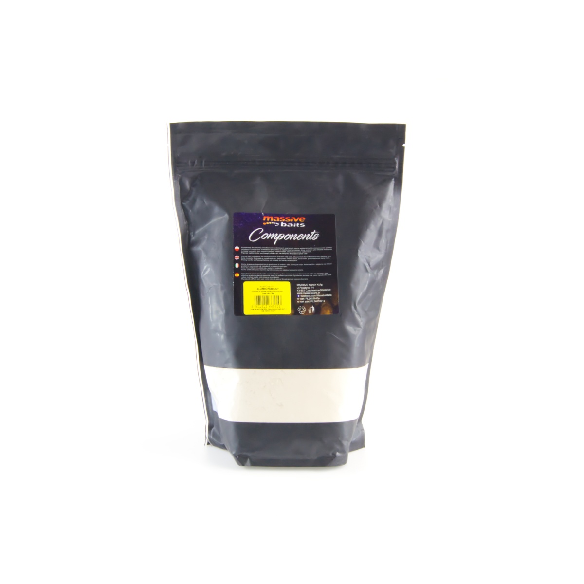 MassiveBaits Components - Gluten Pszennyopakowanie 1kg - MPN: KP049 - EAN: 5901912665613
