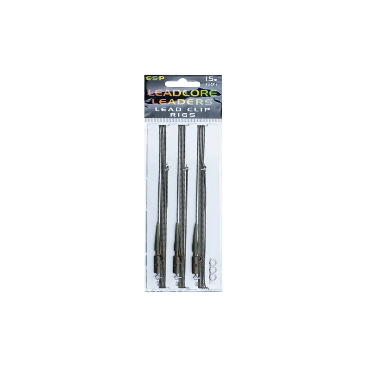 ESP Leadcore Leader Lead Clip 1,5m 3szt.culoare Weedy Green (verde) - MPN: ETLLLC015WG - EAN: 5055394205314