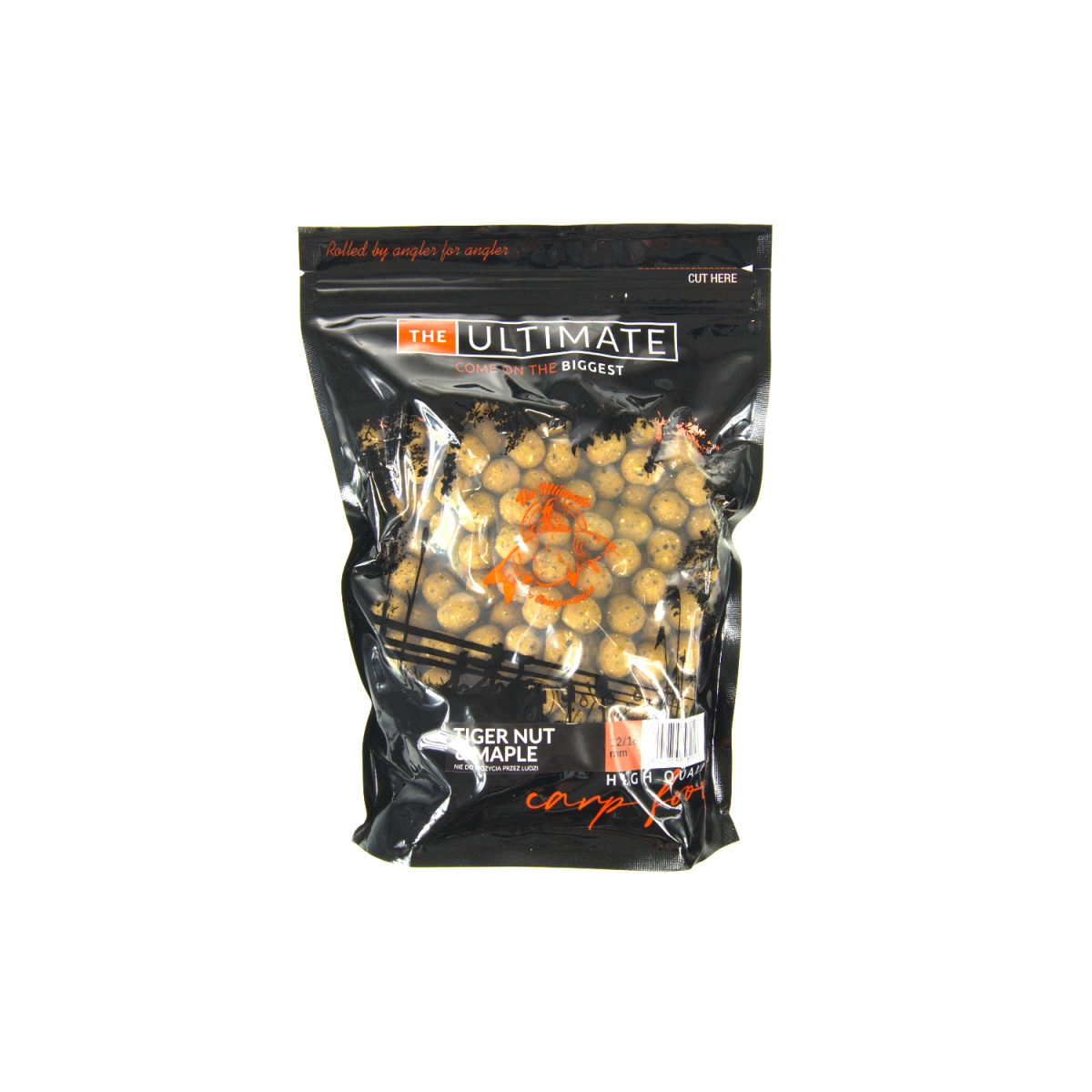 UltimateProducts Juicy Series Boilies - Tiger Nut & Maplerozmiar dumbells 12/16 mm / 1 kg - EAN: 5903855431317