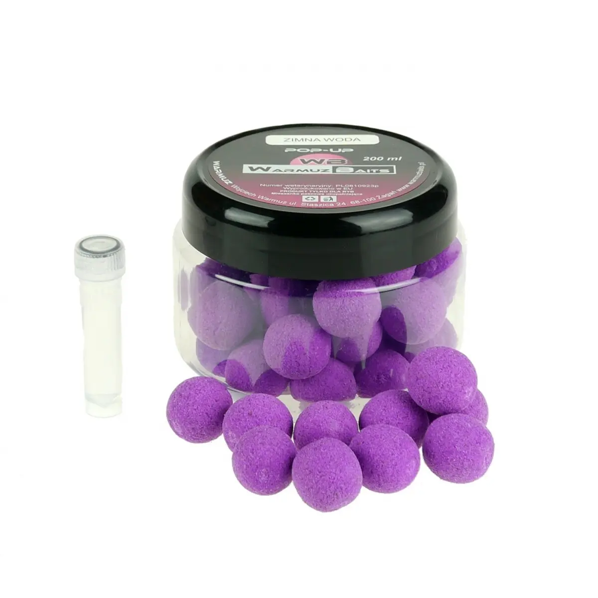 WarmuzBaits Pop-Up - Apă Recemărimea 15 mm / 200ml - MPN: 66742 - EAN: 5902537371385