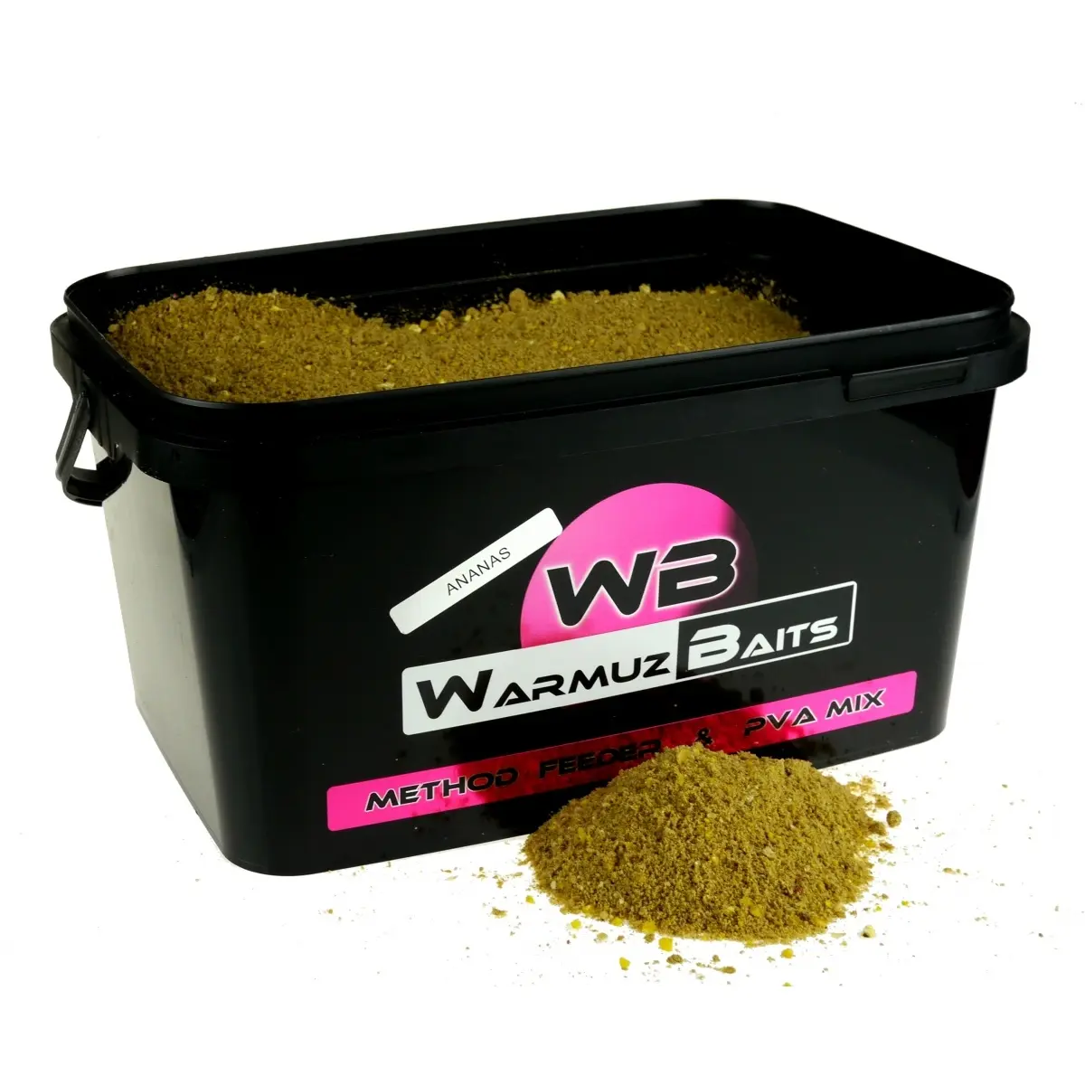 WarmuzBaits Method Feeder & PVA Mix - Ananasambalaj 3kg găleată - MPN: 66765 - EAN: 5902537370807