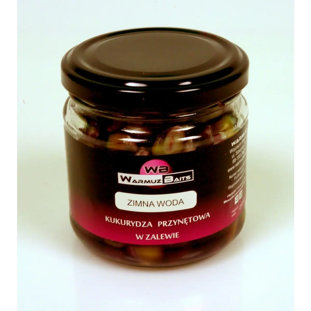 WarmuzBaits Zimna Woda Kukurydza Przynętowa Aromatyzowana ambalaj 210ml - MPN: 66806 - EAN: 5902537371460
