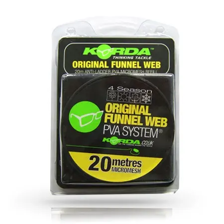 Korda Oryginal Funnel Web 4 Seasons 37mm / 20m Refillmodel 37mm / 20m (micromesh) - MPN: KOMR20 - EAN: 5060062110487