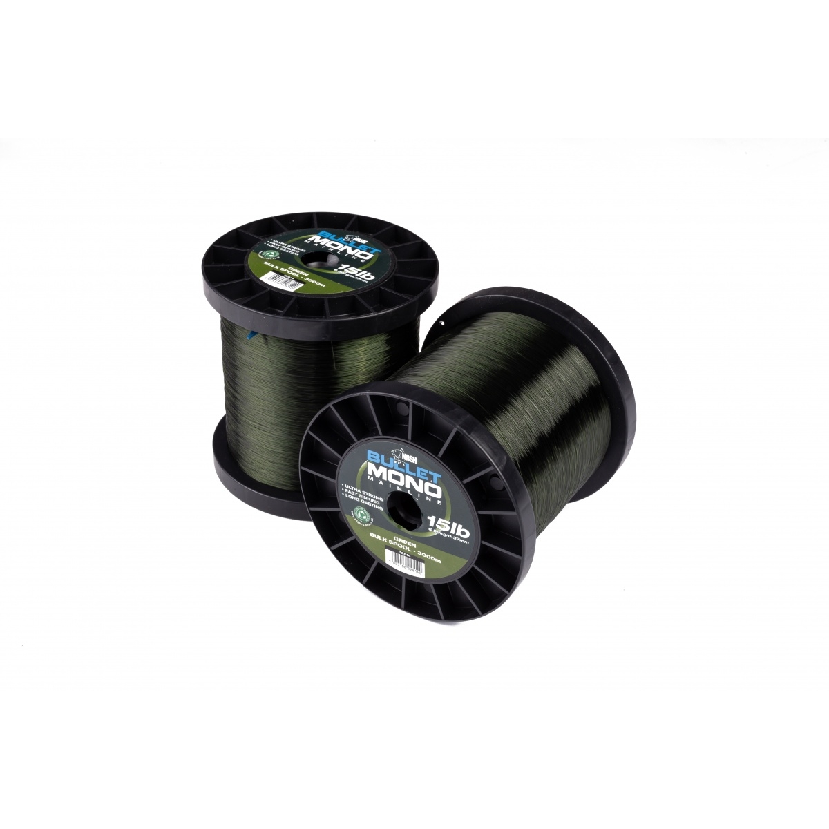 Nash Bullet Monomodel 15lb (0,37mm)/ green / 3000m - MPN: T2814 - EAN: 5055108928140