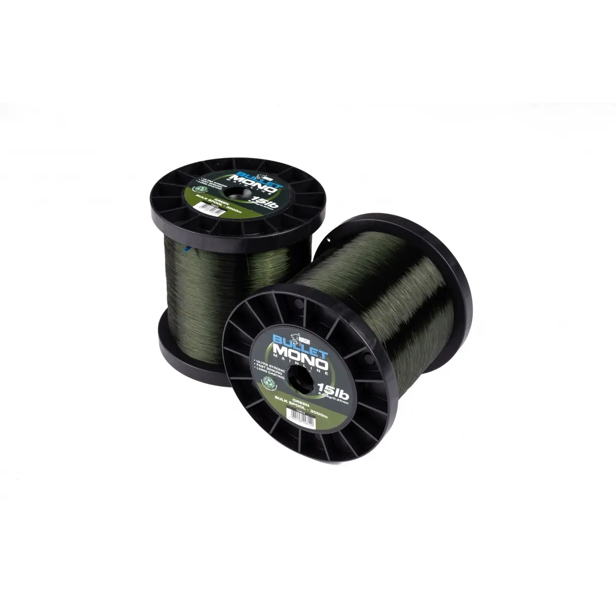 Nash Bullet Monomodell 15lb (0,37mm)/ zöld / 3000m - MPN: T2814 - EAN: 5055108928140