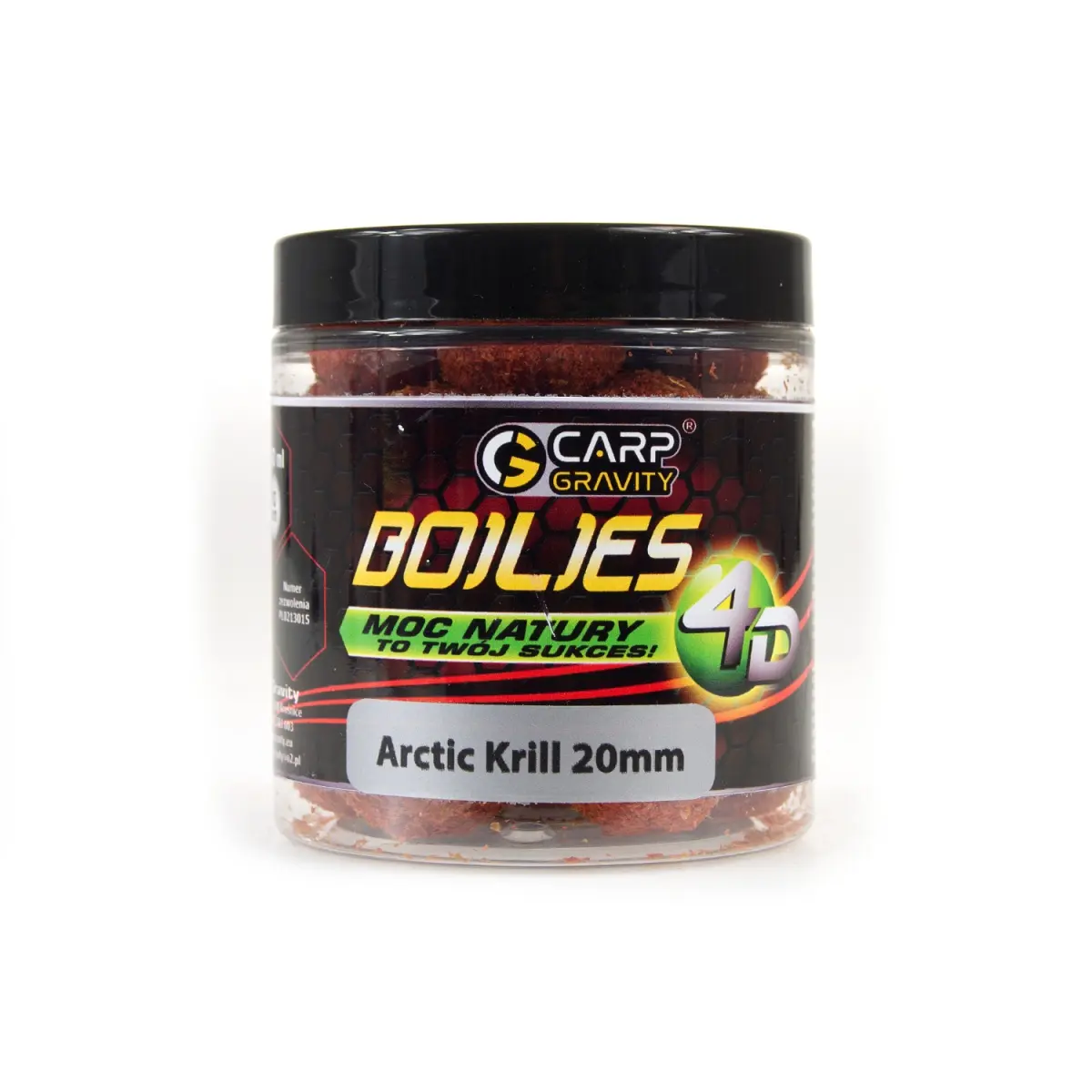 Carp Gravity 4D Boilies - Arctic Krillvelikost 20mm / 250ml - MPN: K4D002 - EAN: 200000050092