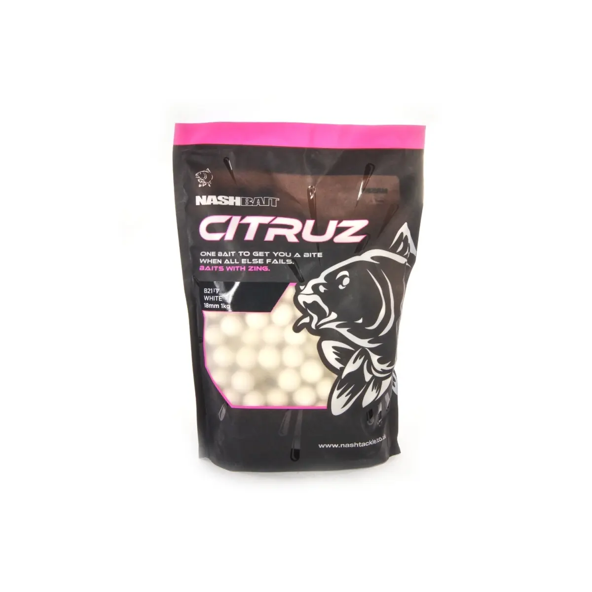 NEW Nash Citruz White Boiliesmărimea 20 mm / 1kg - MPN: B2168 - EAN: 5055108821687