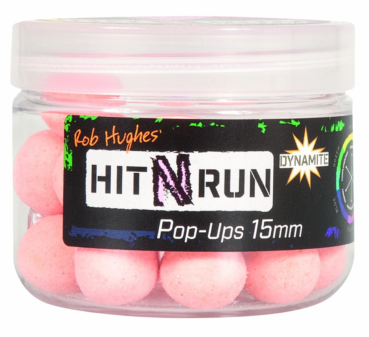 NEW DynamiteBaits Hit N Run Pop-Ups Pinkmărimea 15 mm - MPN: DY1270 - EAN: 5031745221295