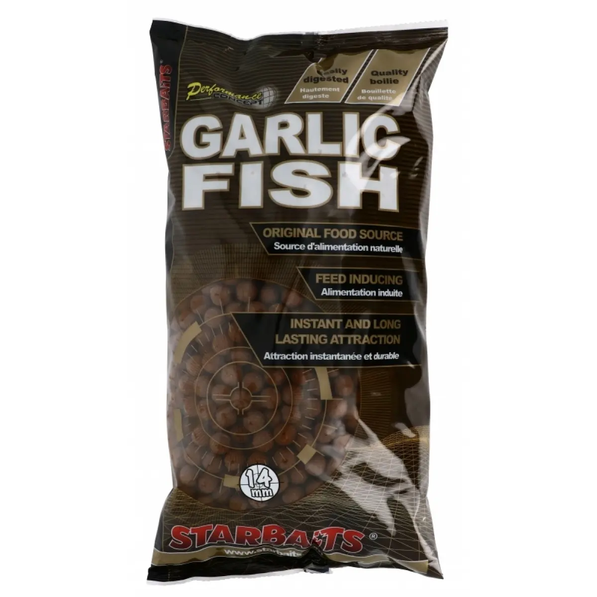 Starbaits Performance Boilies - Garlic Fish mărimea 14 mm / 2,5kg - MPN: 66458 - EAN: 3297830664589