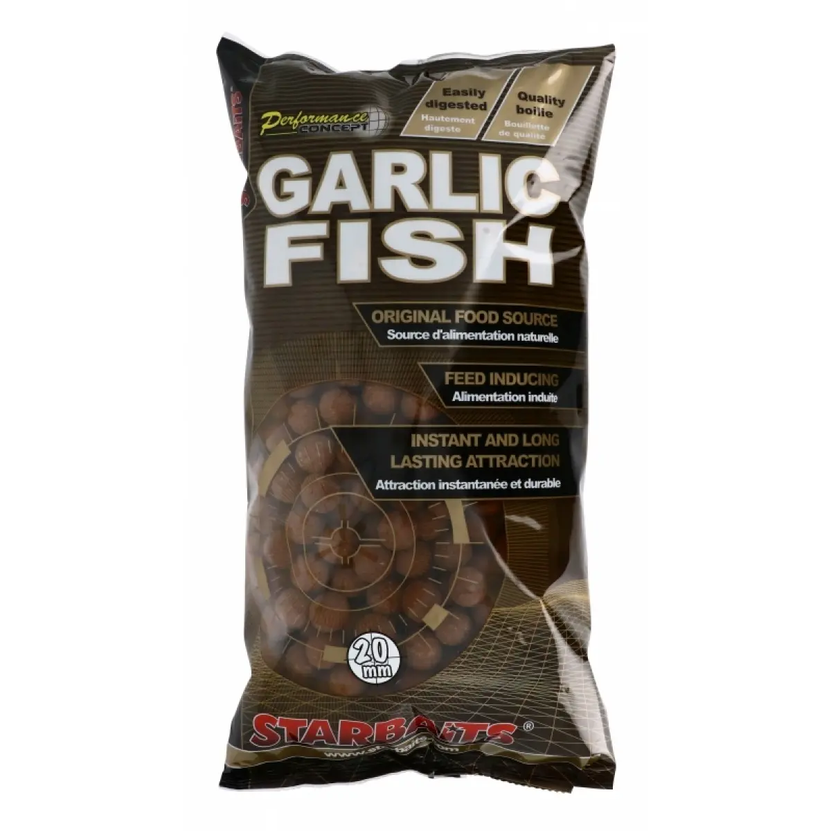 Starbaits Performance Boilies - Garlic Fish mărimea 20 mm / 2,5kg - MPN: 66459 - EAN: 3297830664596