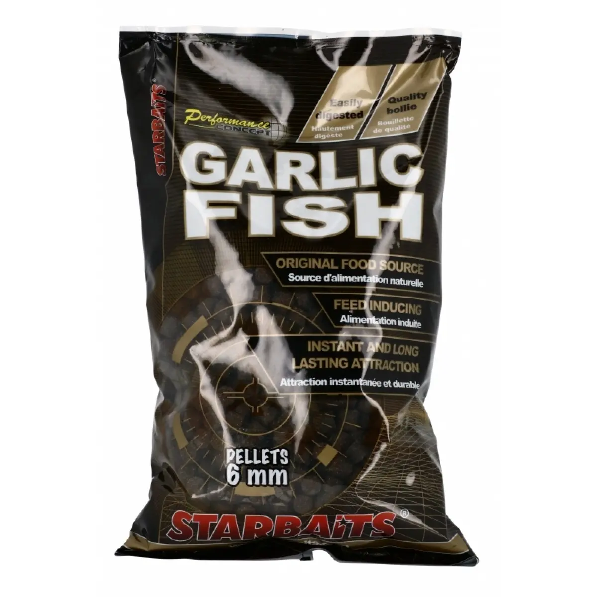 Starbaits Garlic Fish Pelletsobal 700g - MPN: 58168 - EAN: 3297830581688