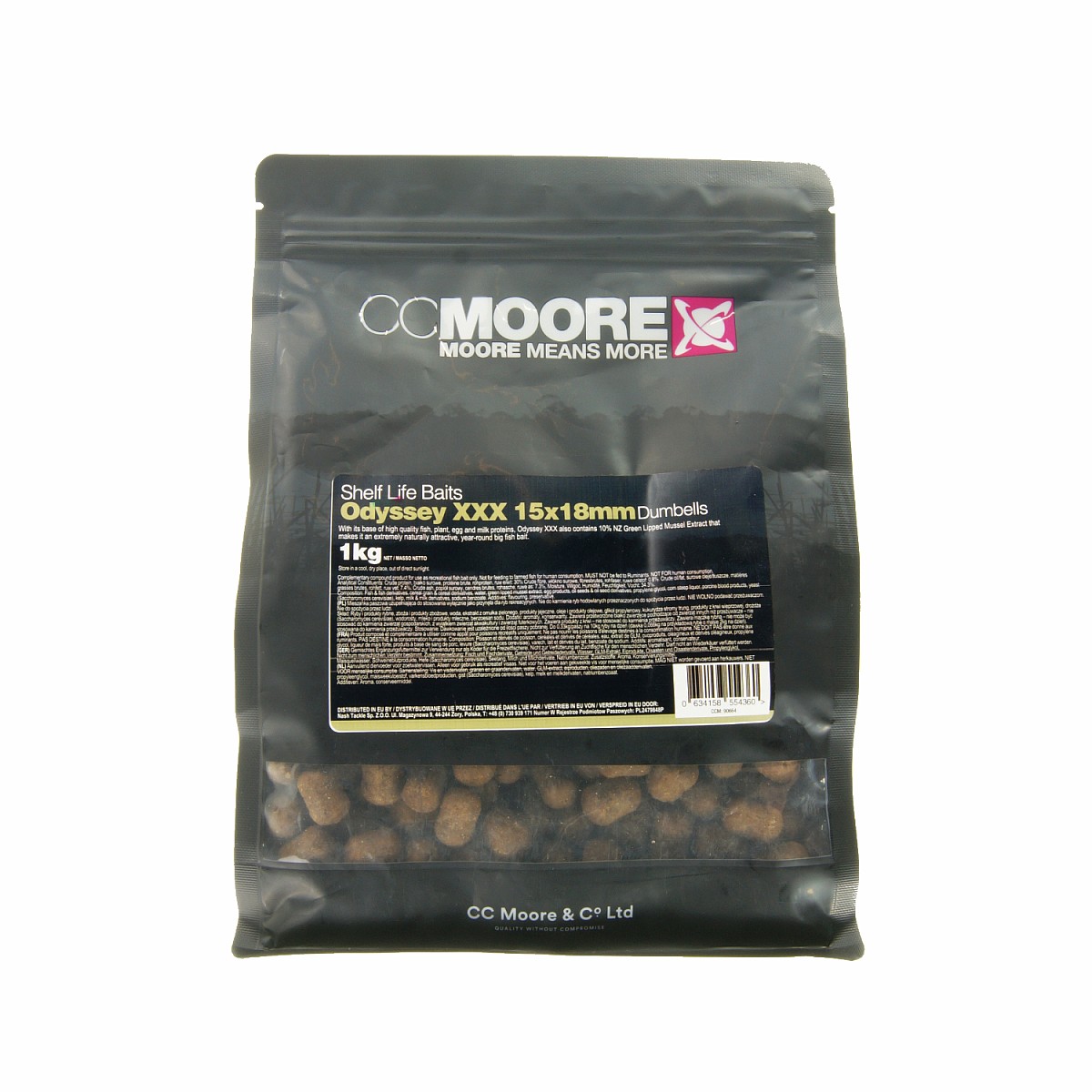CcMoore ShelfLife Dumbells - Odyssey XXX - 1kgrodzaj 1kg / 15x18mm - MPN: 90664 - EAN: 634158554360