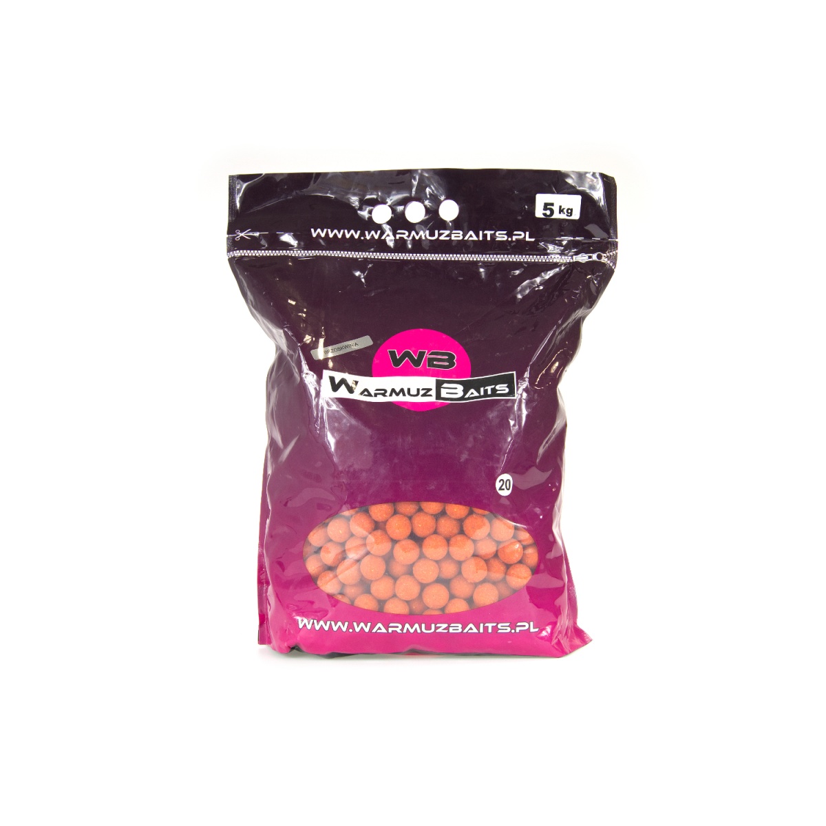 WarmuzBaits - Kulki zanętowe Brzoskwiniarozmiar 20 mm / 5kg (worek) - MPN: 67061 - EAN: 5902537373822