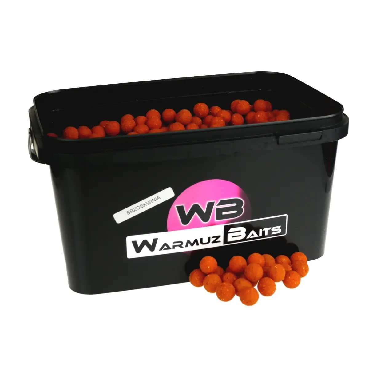 WarmuzBaits  - Năluci de momeală Piersicămărimea 16 mm / 3kg  (găleată) - MPN: 66908 - EAN: 5902537372412